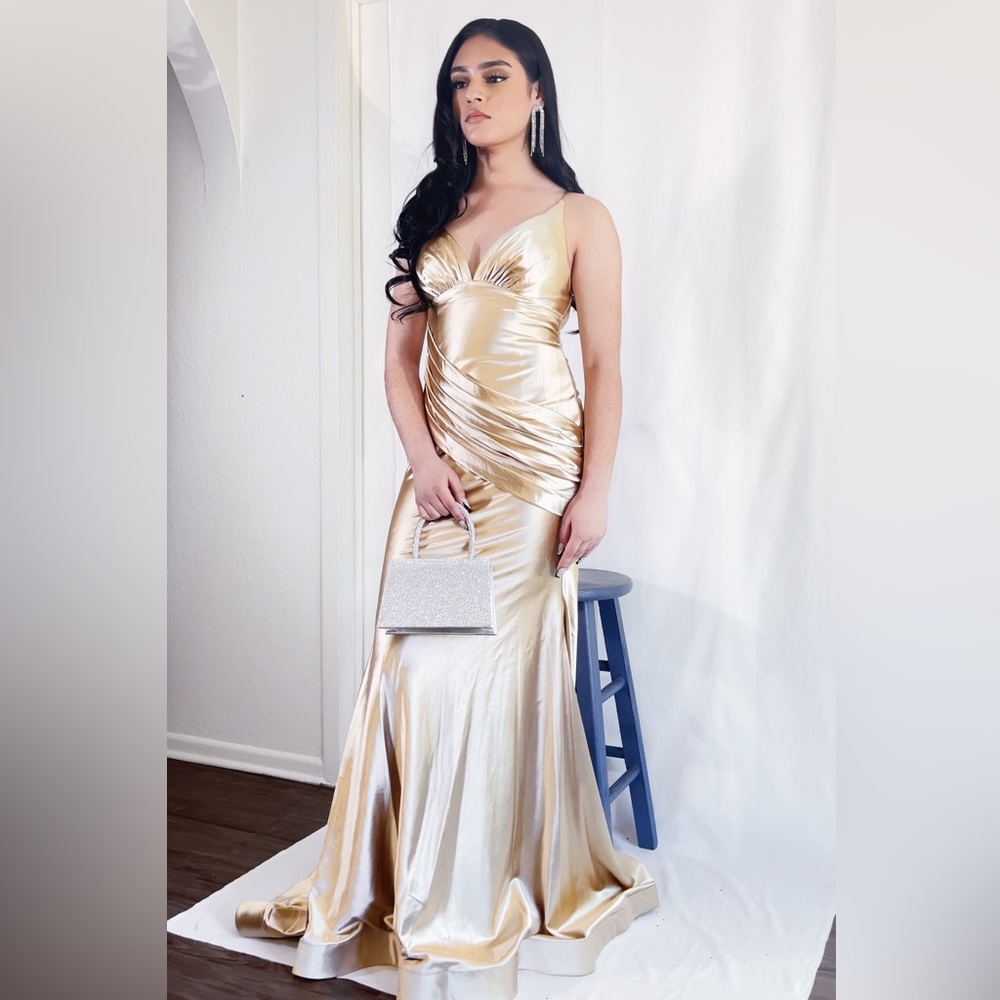 Gold Mermaid Gown
